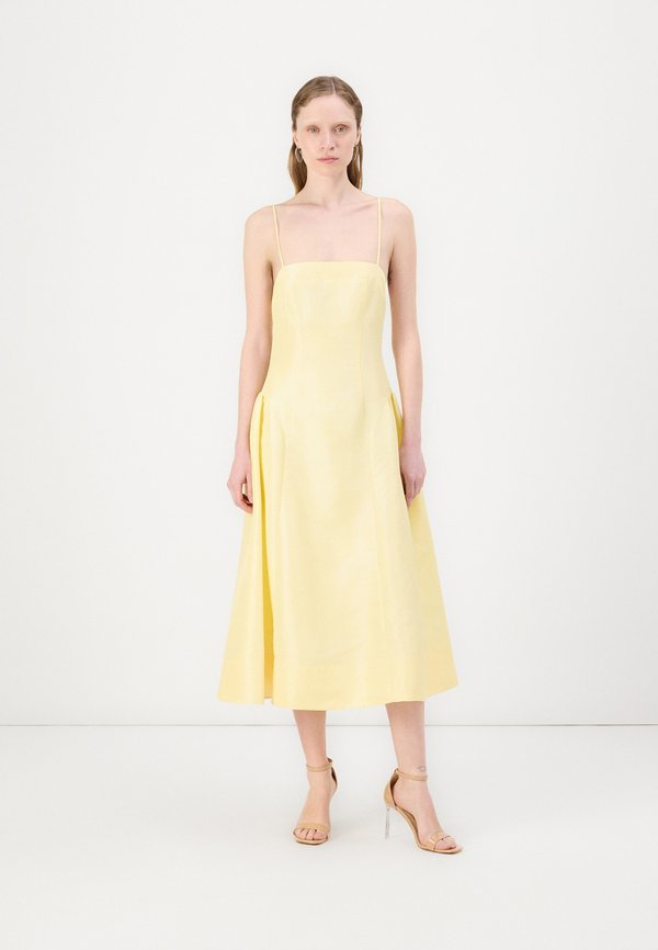 CALISTA EXAGGERATED HIP DRESS - Cocktail dress / Party dress - lemon