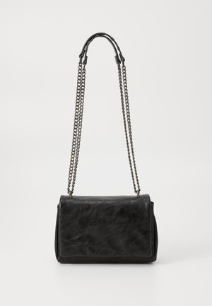 SHOULDER BAG PLUTO RETROGRADE - Cross body bag - black