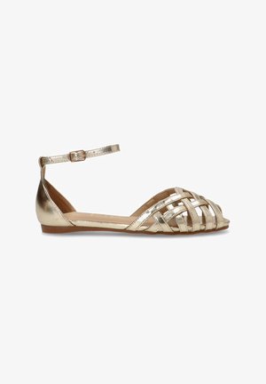 ETIKA, GRAN - Bailarinas peeptoe - gold