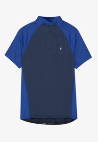 SHORT SLEEVE CYCLING JERSEY WITH 1/4 ZIP AND BACK POCKET - Maillot de ciclismo - dark blue