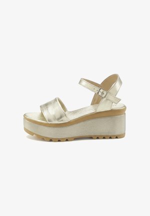 LASCANA, LASCANA SANDALETTE - Platform sandals - gold-coloured
