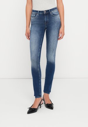 ONLY ONLSHAPE - Blugi skinny fit - dark blue denim