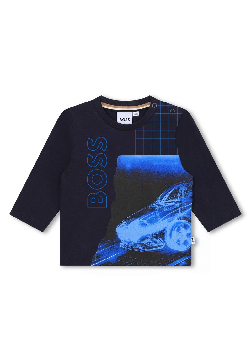 BOSS Kidswear Longsleeve blauw BOSS Kidswear Longsleeve blauw