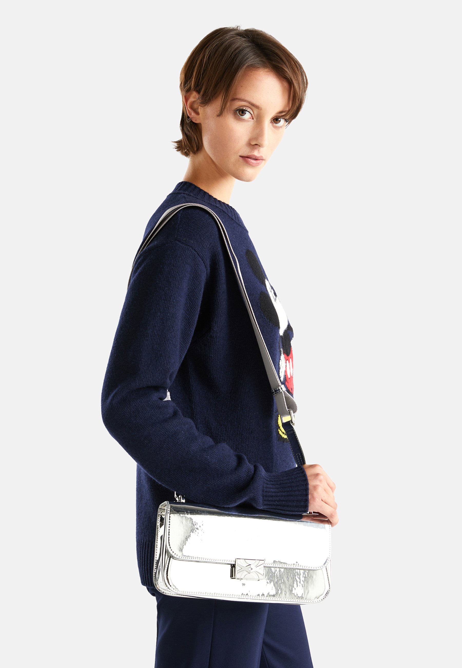 Borsa Tracolla Benetton Borsa Donna Beige United Colors Of