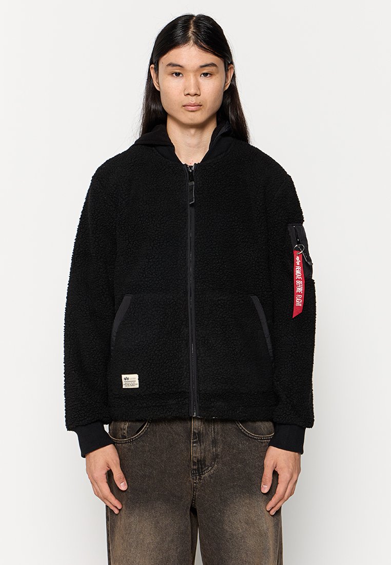 alpha industries Fleecejas zwart