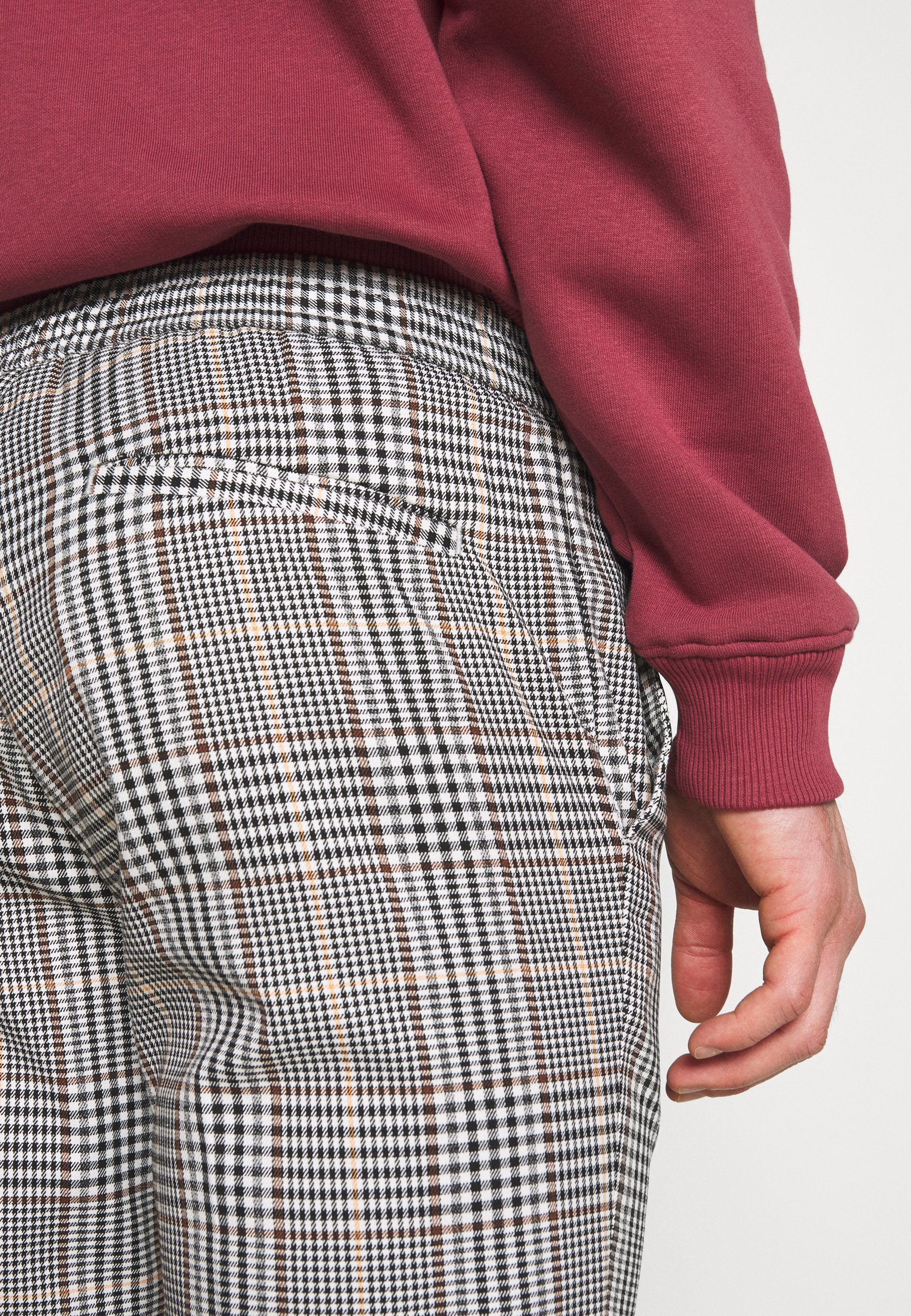 Topman HERI CHECK WHYATT - Trousers 