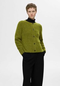 Selected Femme SLFLULU CARDIGAN - Kardigan - cardamom seed