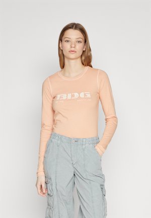 STENCIL LOGO BABY TEE - Hosszú ujjú felső - apricot
