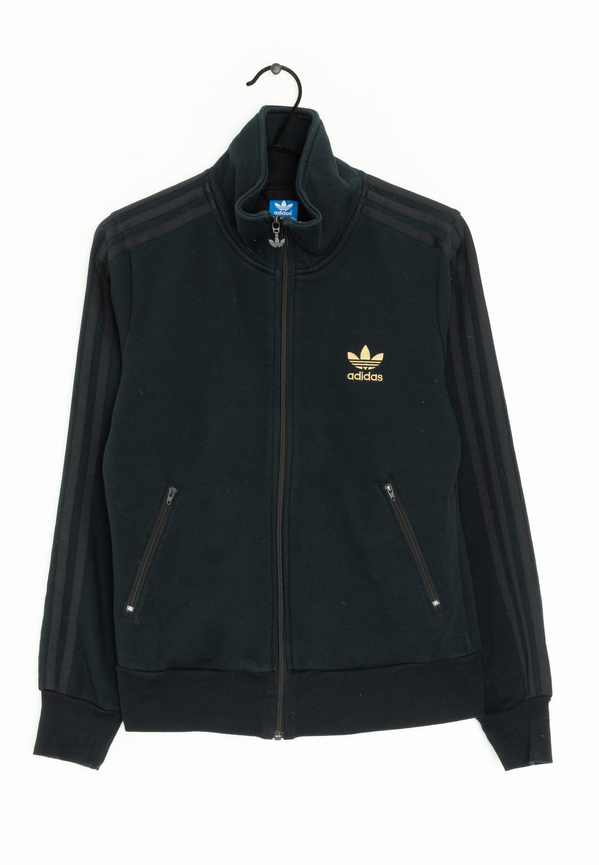 adidas Originals Zip-up sweatshirt blue (Pre-owned) Zalando