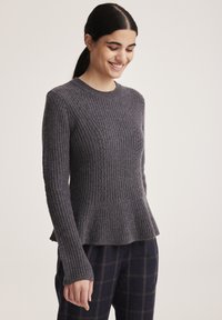 Odd Molly Strickpullover - dark grey