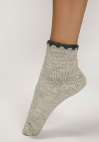 Ulla Popken KUSCHELWEICHE  - Calze - grau melange