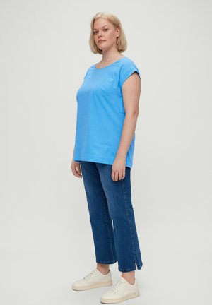 Bluse - azurblau