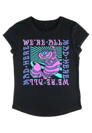 Disney, ALICE IN WONDERLAND MAD HERE TRIP - T-shirt print - black