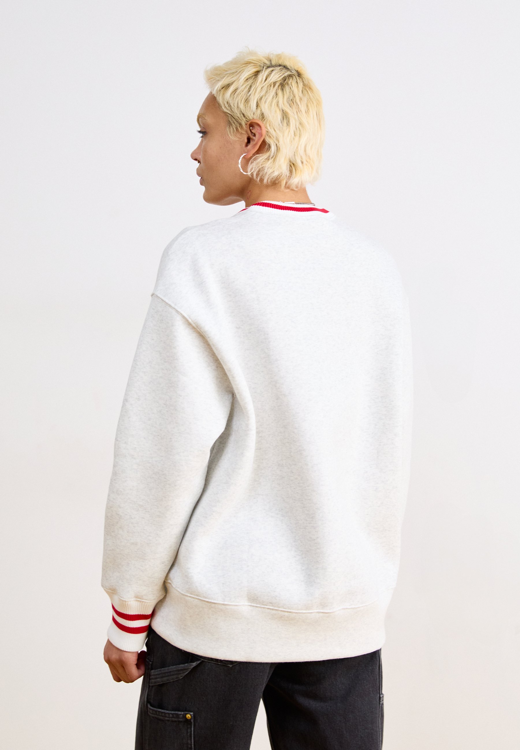 nike birch heather sweatshirt