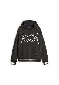 Puma FRANCHISE CORE - Felpa con cappuccio - black