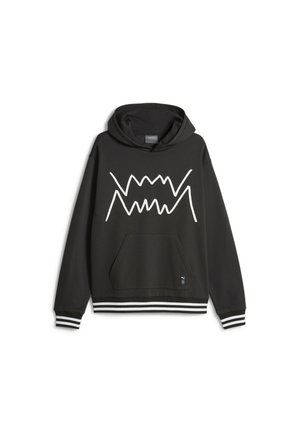 Puma FRANCHISE CORE - Felpa con cappuccio - black