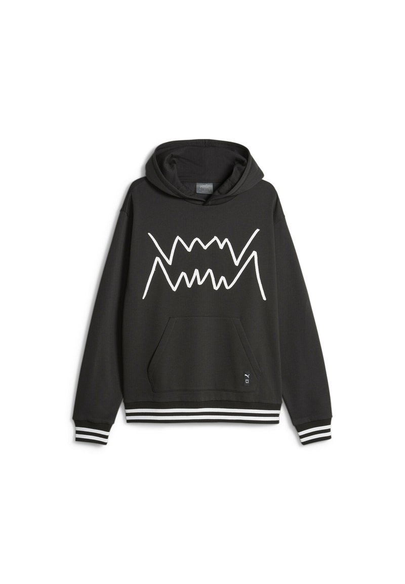 Puma FRANCHISE CORE - Felpa con cappuccio - black
