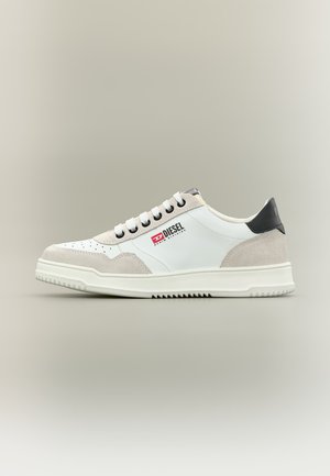 Diesel S-CASCOUN UNISEX - Baskets basses - white/natural/black