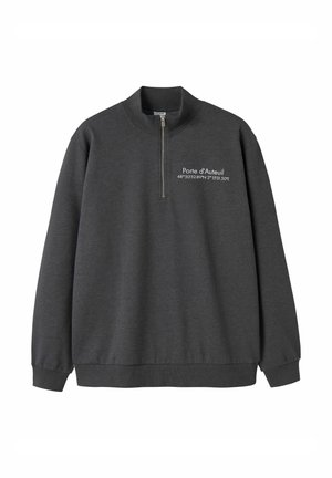 TWO SOON, Sweat Half Zip - Sweatshirt - asphalt