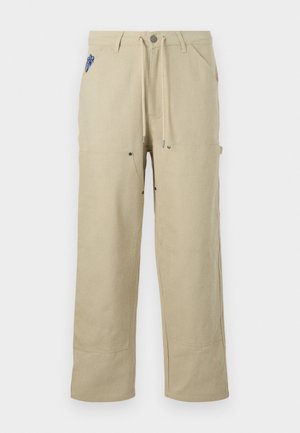 CARPENTER DOUBLE KNEE PANT UNISEX - Pantalon classique - beige