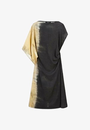 Massimo Dutti, TIE-DYE PRINT MIDI DRESS - Freizeitkleid - beige