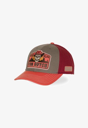 Von Dutch, CASQUETTE SEMI CURVE PREMIUM AVEC PATCH DEAD - Casquette - orange