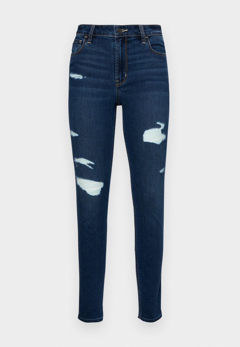 Hollister Co. Jeans Skinny Fit donkerblauw denim