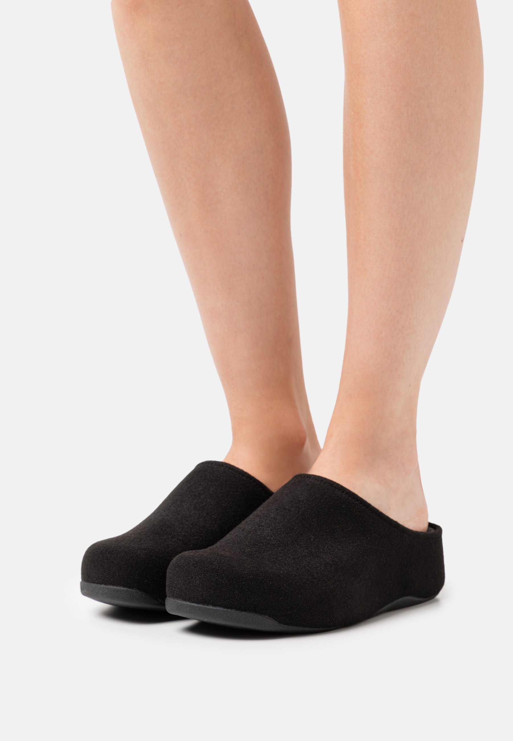 FitFlop SHUV - Pantoffels - all black/Zwart - Zalando.nl