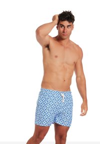 Gassa d’Amante TAORMINA - Shorts da mare - blu e bianco
