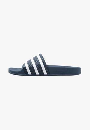 ADILETTE UNISEX - Matalakantaiset pistokkaat - blue/white