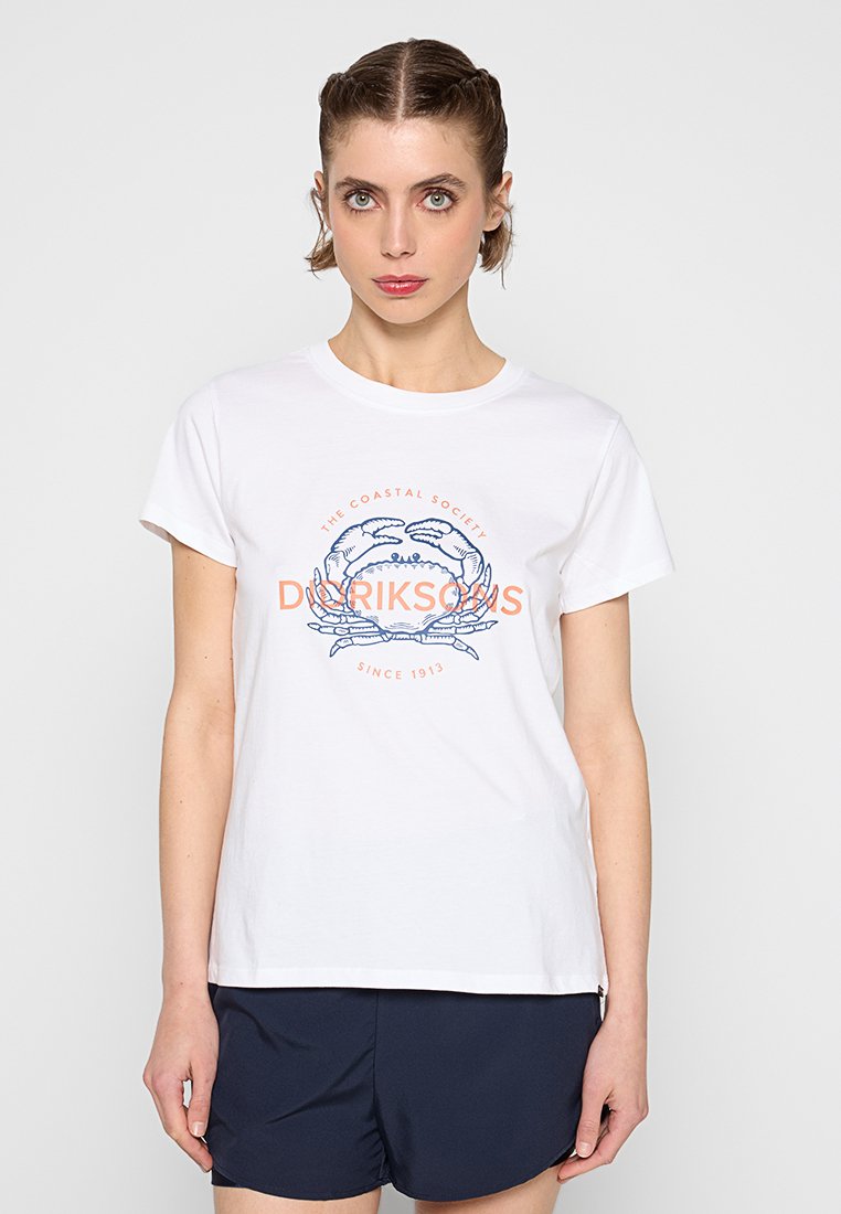 Didriksons T-shirt print wit