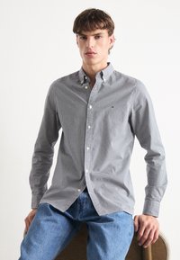 Tommy Hilfiger MICRO GINGHAM SHIRT - Shirt - carbon navy/optic white