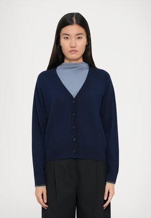 WOMENS CARDI BUTTON THRU - Strickjacke - blue