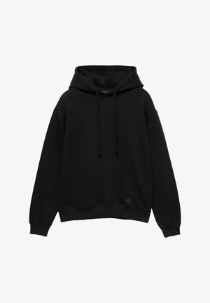 PULL&BEAR, BASIC - HOODIE - Hoodie - black
