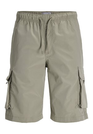 Jack & Jones, JPSTCOLE IVAN TECH CARGO JOGGER SHORTS - Rövidnadrágok - vetiver