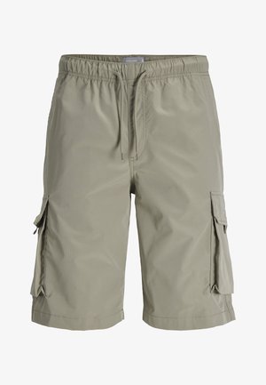 Jack & Jones, JPSTCOLE IVAN TECH CARGO JOGGER SHORTS - Rövidnadrágok - vetiver