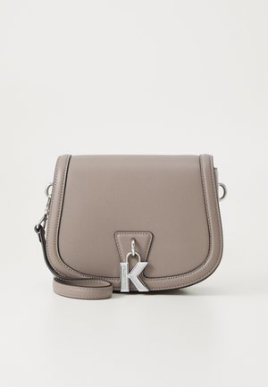 LOCK - Cross body bag - ash grey