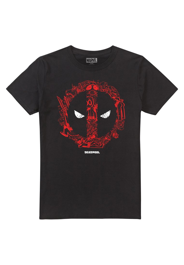 Marvel T-shirt print zwart Marvel T-shirt print zwart
