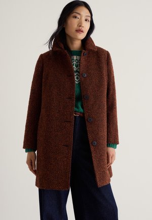 Seasalt Cornwall, SEASALT CORNWALL WOOD CABIN COAT - Abrigo corto - brown - blackthorne seedbed