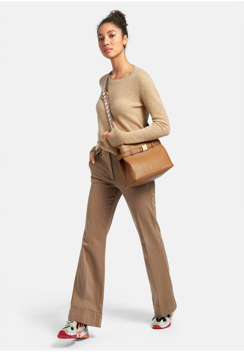 Damen Strickjacken | Include Strickpullover sand-melange/beige - NB02624 Damen Strickjacken | Include Strickpullover sand-melange/beige - NB02624