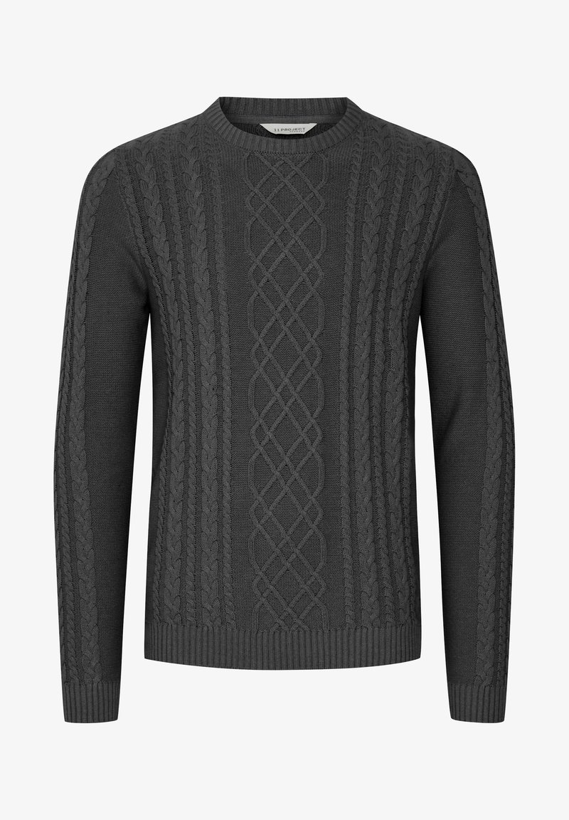 Project Jumper 11 Project PRJamal - Jumper - dark grey melange/grey - Zalando.co.uk