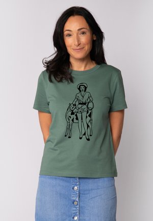 COW - T-shirt imprimé - green bay