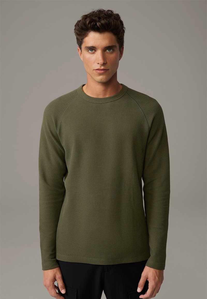 Strellson WALT - Strickpullover - olivgrün