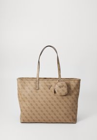 POWER PLAY - Shopping bag - latte logo