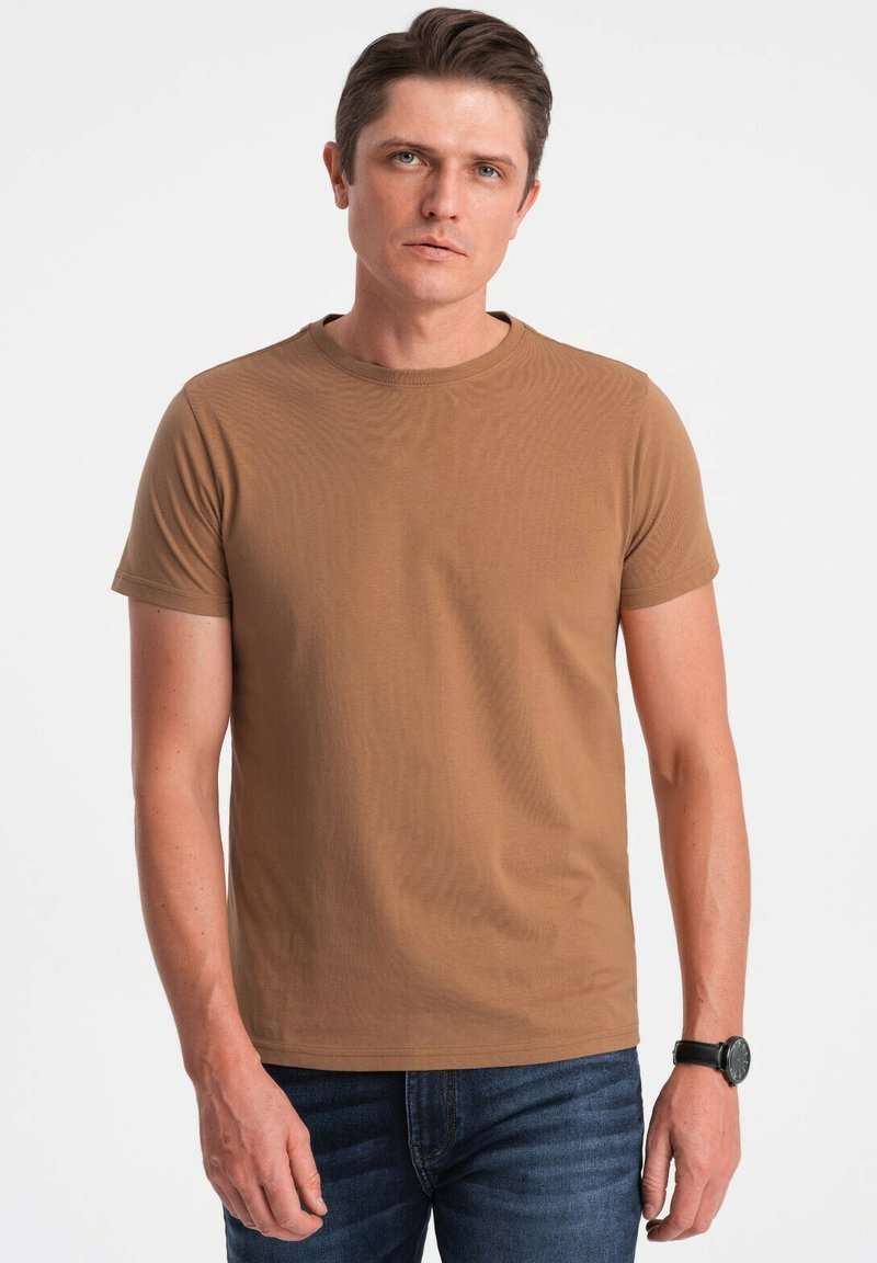 Ombre T-shirts basic - brown