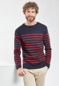 Armor lux GOULENEZ MARINE - Jersey de punto - navire piment