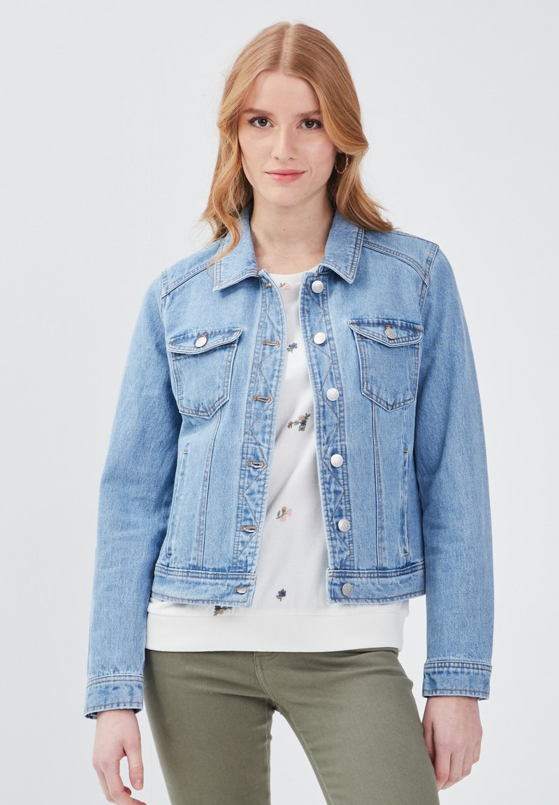 BONOBO Jeans Denim jacket denim stone/stone blue denim Zalando.de