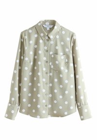 Nevybrané, sage green polka dot