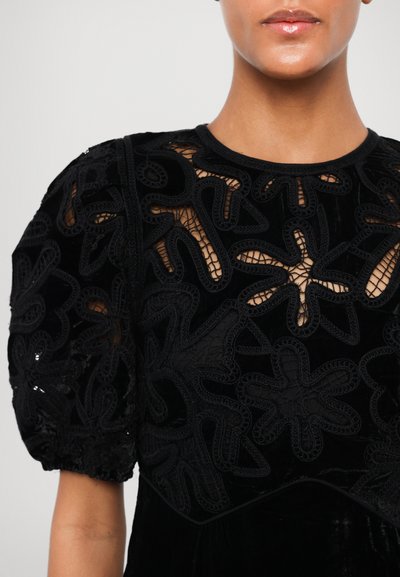 Sea ALICE EMBROIDERY PUFF DRESS - Apģērbs svin�īgiem gadījumiem - black
