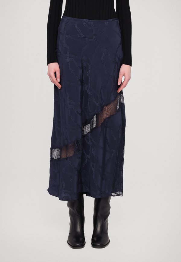 JAYLA - Maxi skirt - encre